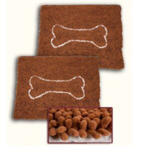 Les portes conçoit de longs tapis de bain antidérapant douche tapis de nourriture pour chien